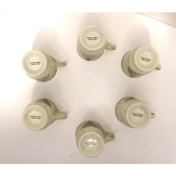 Canterbury Christmas Tree Collection 500th Anniversary Six 4-7/8 In. Cups - Picture 4 of 5